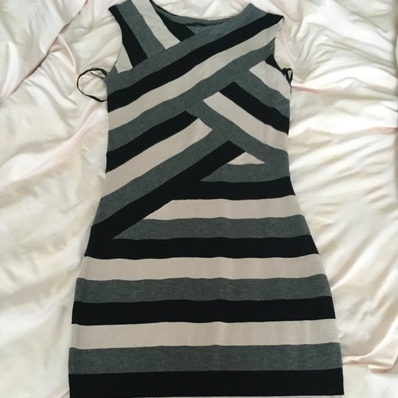 Ted Baker Caligo Striped Detail Bodycon Dress size 1 nwt - Picture 5 of 11